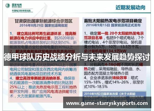 德甲球队历史战绩分析与未来发展趋势探讨
